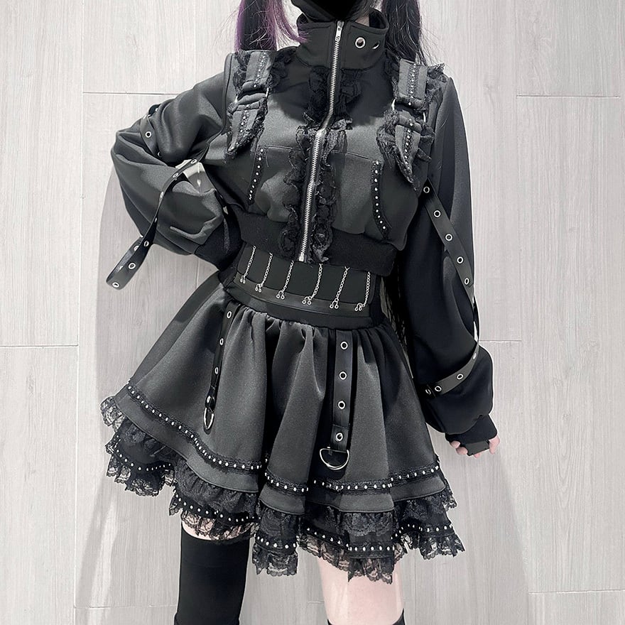 ライブ ステージ衣装に｜即納 パンクゴシック セットアップ サブカル系