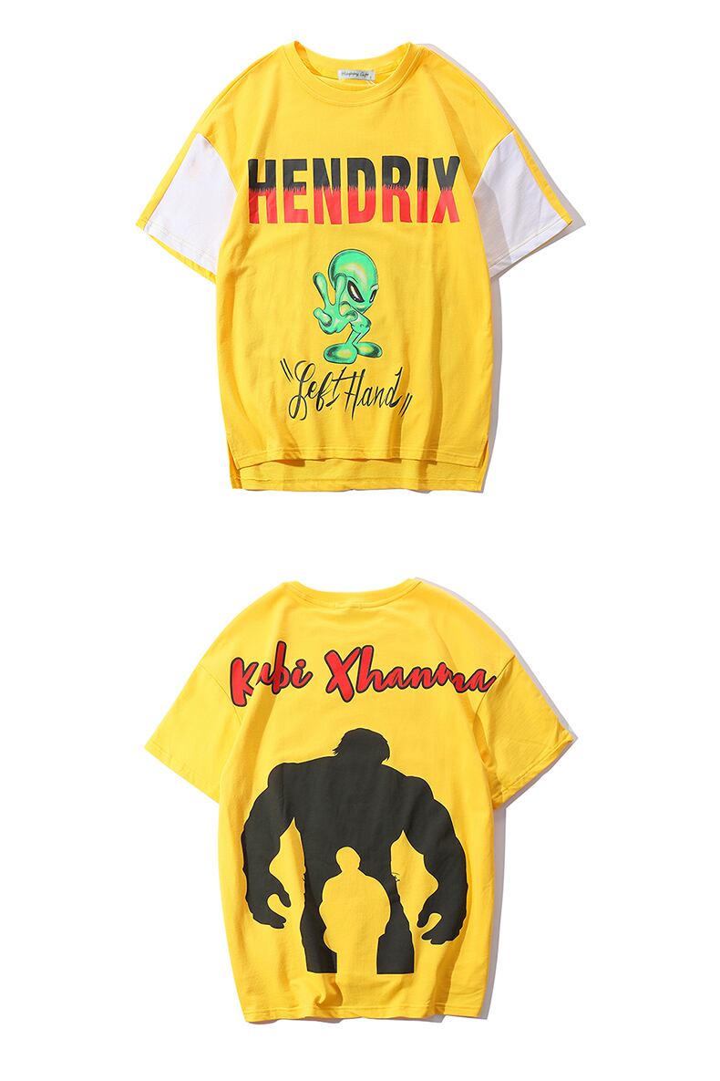 全2色 Tシャツ カットソー プリント カジュアル ストリート 