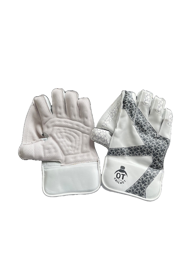 OT Wicket Keeping Glove White/Black Premier - Boys Size