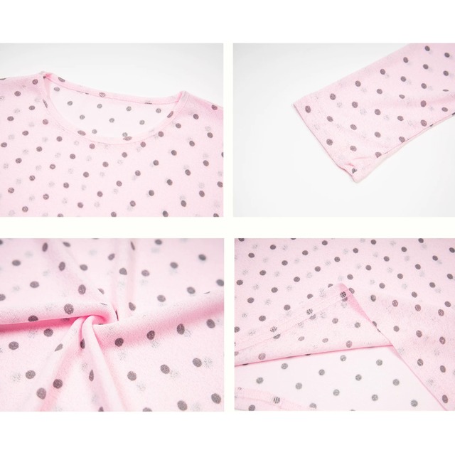 dot sheer tee　ドットシアーティー　J2168