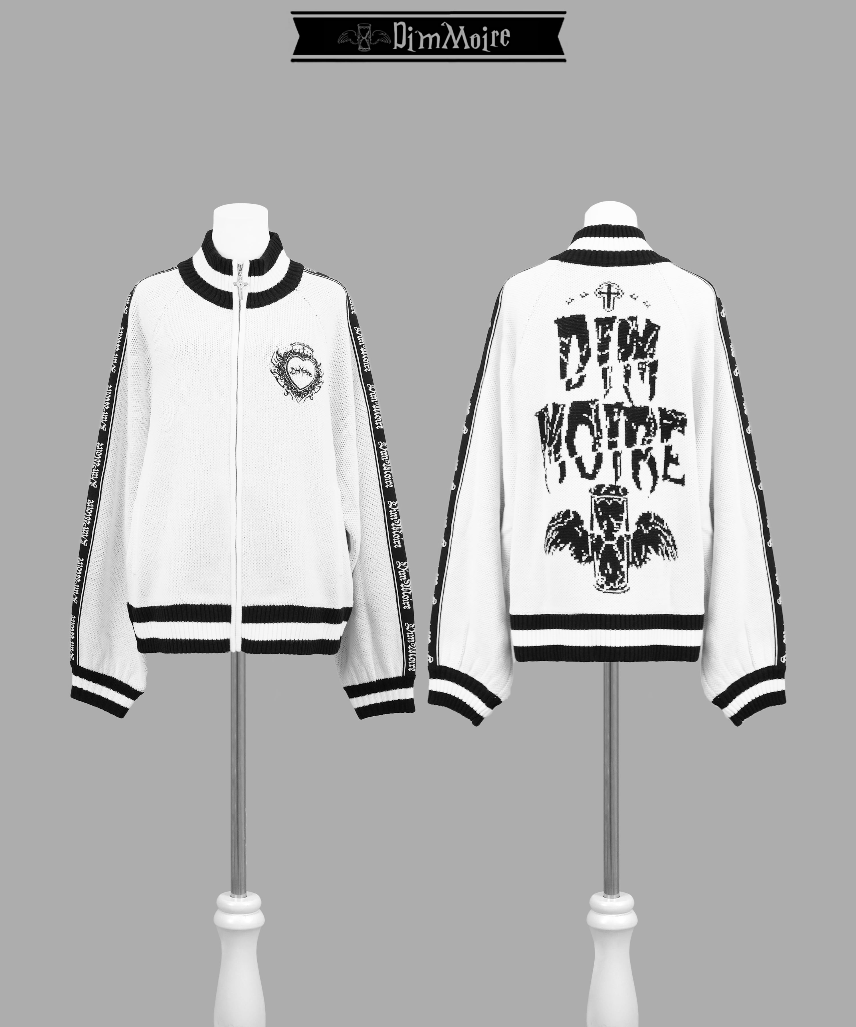 ニットジャージトップス【White】 | DimMoire 