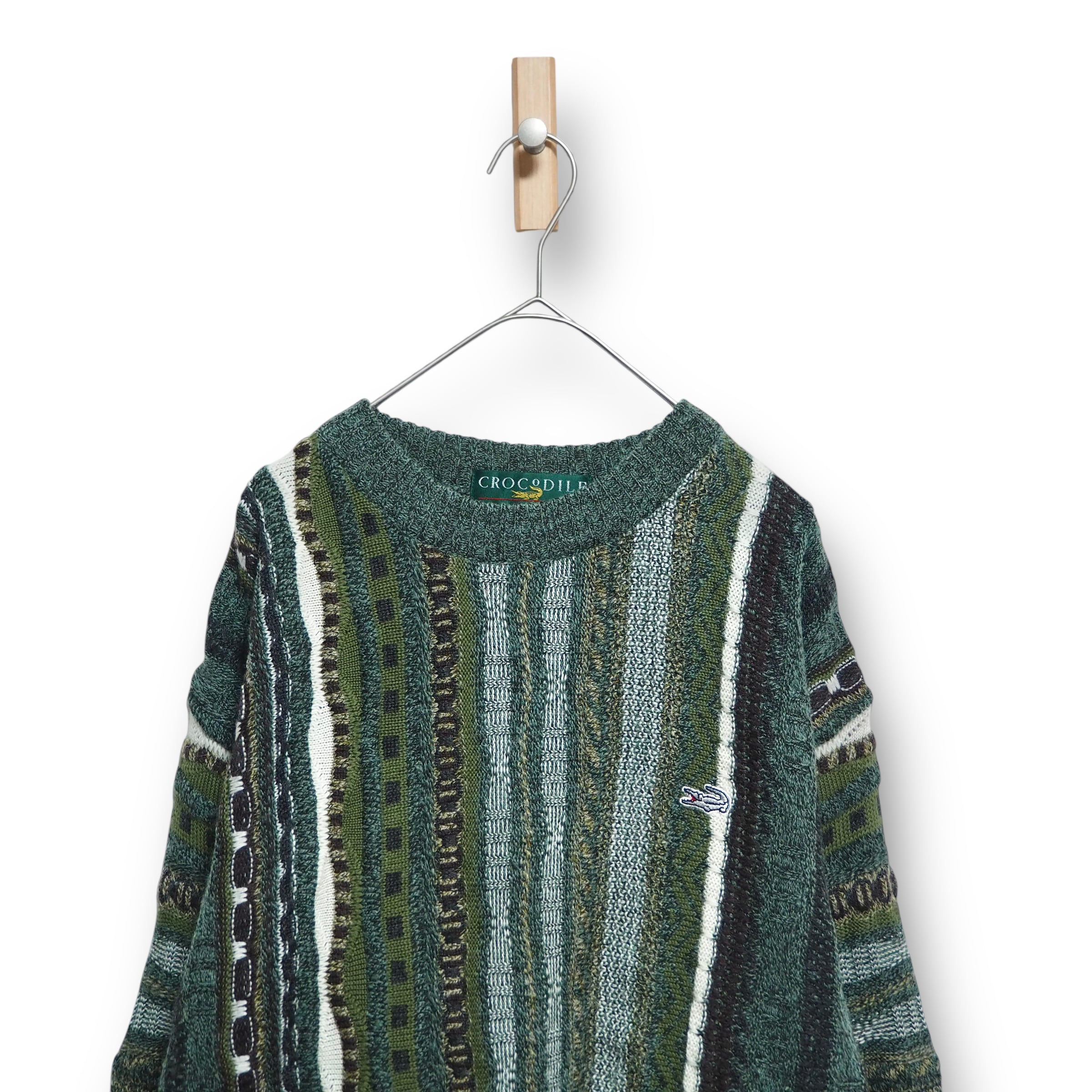 【CROCODILE】3Dニット|90s