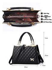 【0275】Ribbon Quilted Handbag Bag