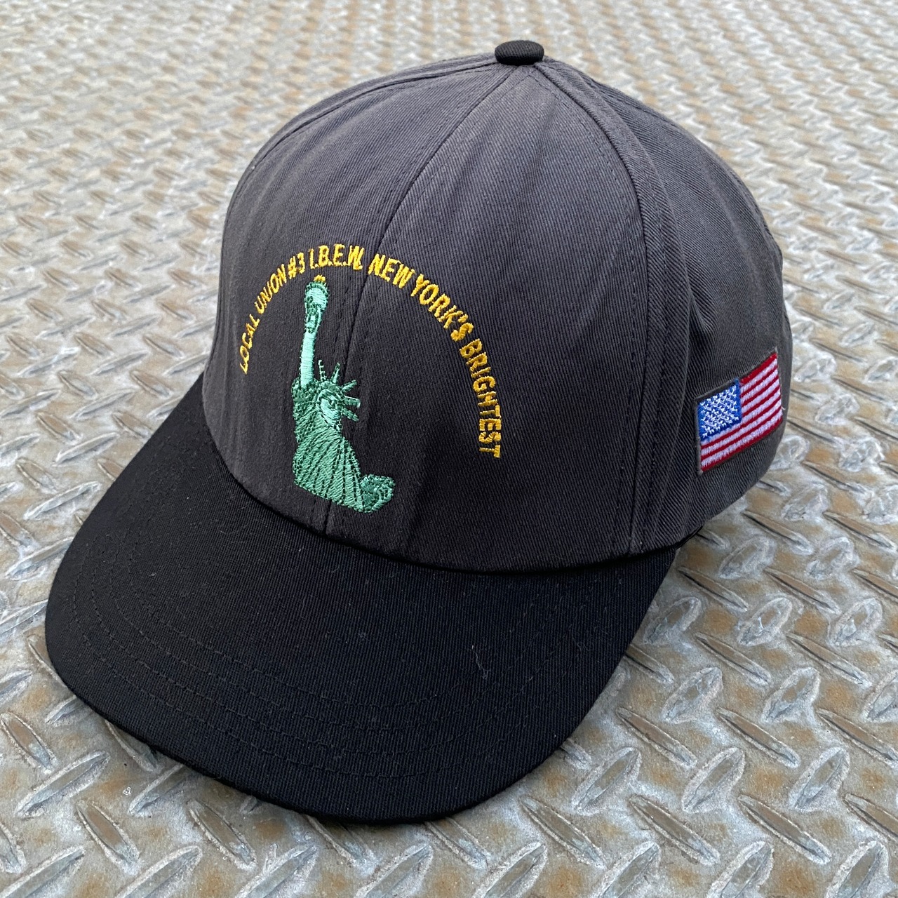 LOCAL UNION #3 I.B.E.W. Cap - CHARCOAL / BLACK