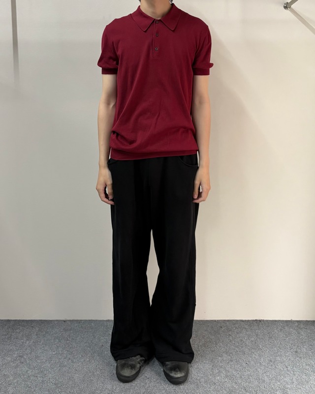 【2018's PRADA】summer knit basic polo