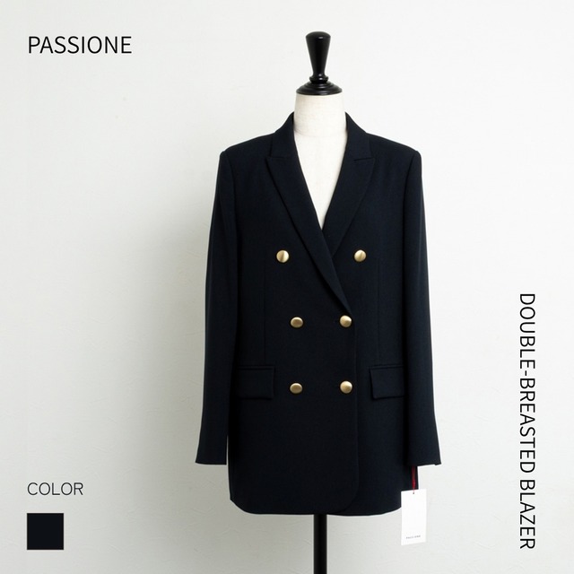 ダブルブレストブレザー【PASSIONE／パシオーネ】