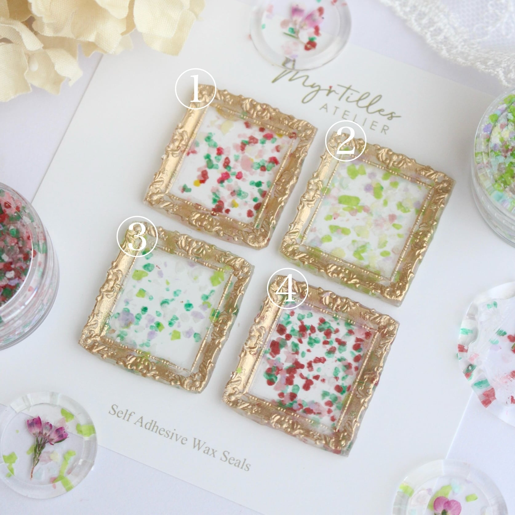 封入素材】シーリングスタンプ用 Mone Glitter【1個売り