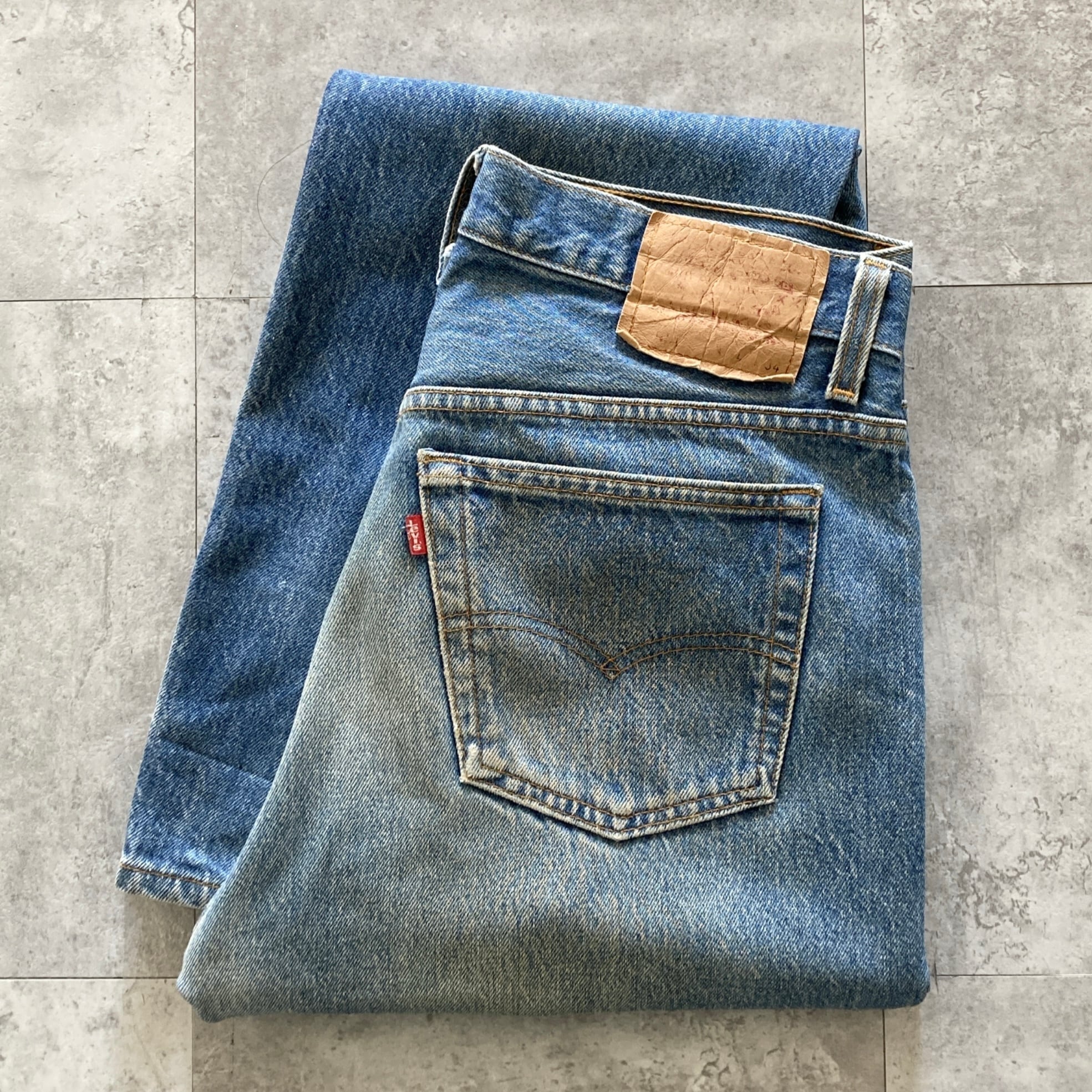 W34 L34】90's US.Levis 501 リーバイス サンベニート工場(553) ボタン