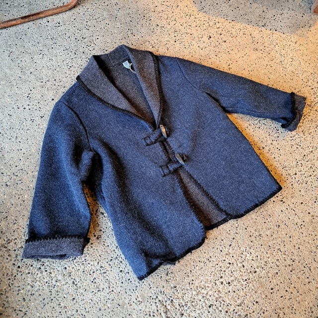 ブルガリア製 ボイルドウールジャケット used [301072]