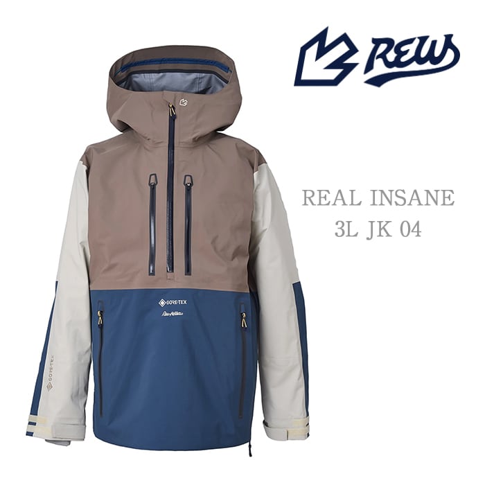 REW THE INSANE JKT 04 つよく GORE-TEX 2L ブラック 
