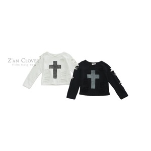 [Z’AN CLOVER] Damage Cross Tee +fee3 / [지안클로버] 데미지십자가티