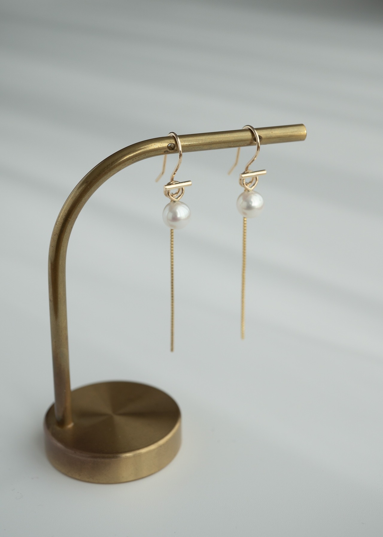 ★限定特典つき【片側販売】フックピアス金具-チャーム専用／K14GF