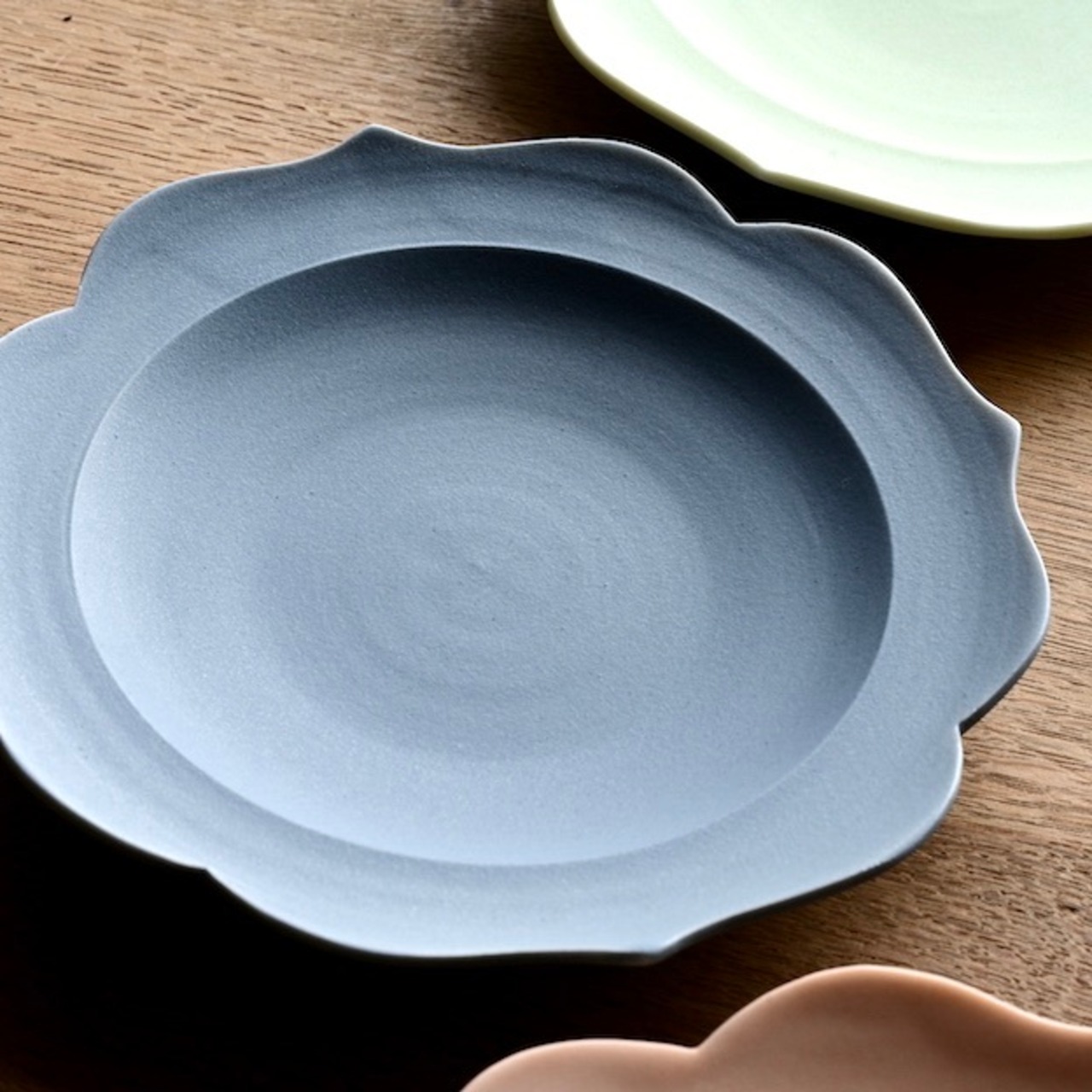 MUMCA 丸谷牧子 作 RENKA 蓮花 リム皿 【深】 / Renka Rim Plate 【Deep】2104400000382