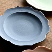 MUMCA 丸谷牧子 作 RENKA 蓮花 リム皿 【深】 / Renka Rim Plate 【Deep】2104400000382