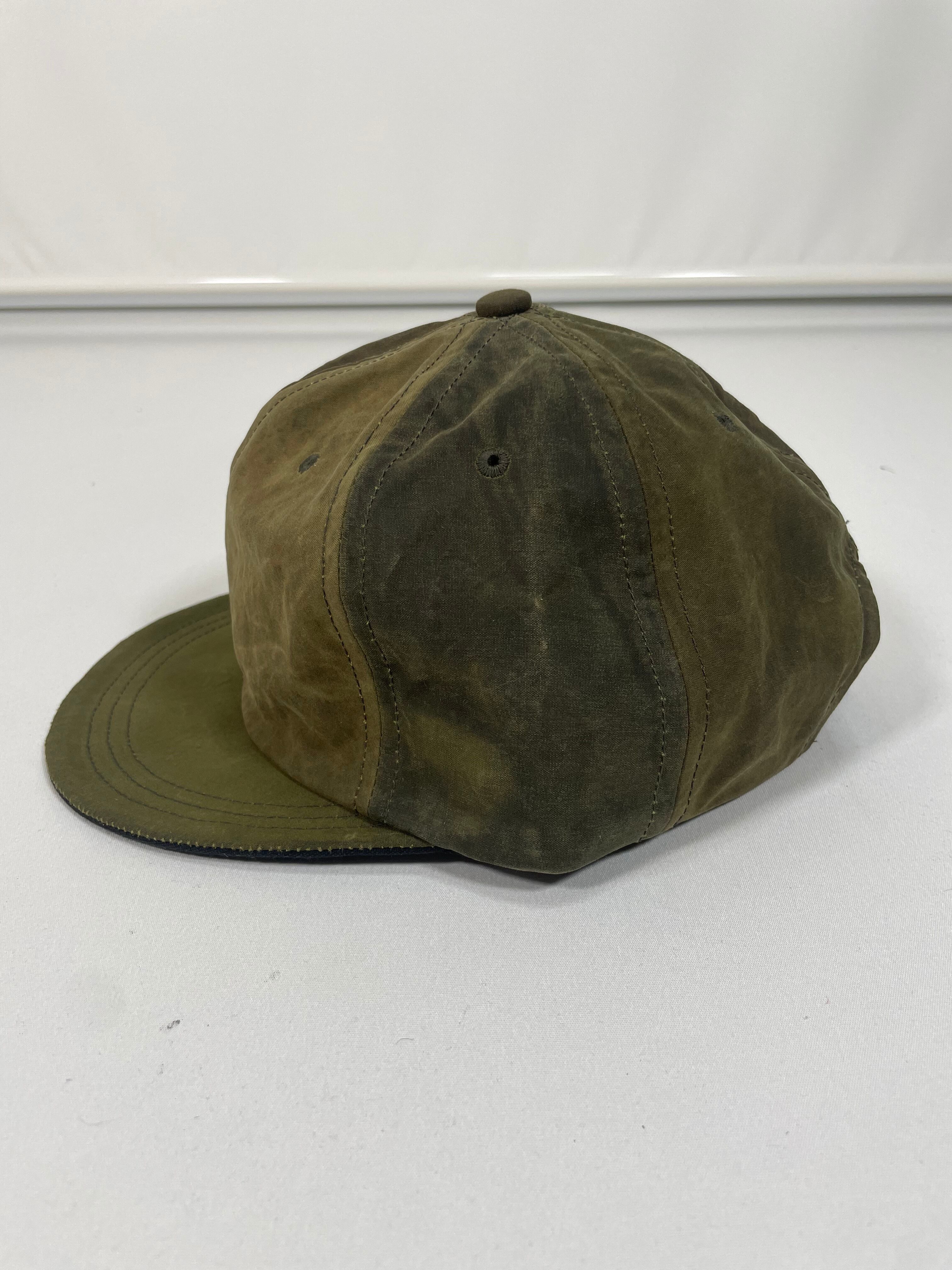 yb28 リメイクオイルドキャップ オリーブ | yoused