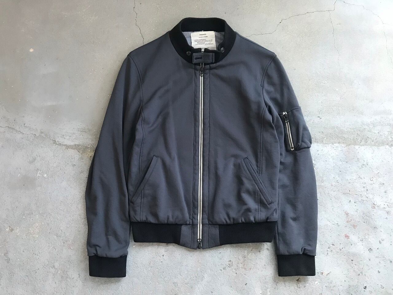 BIOGRAPHY MA-1 type sweat jacket MADE IN JAPAN