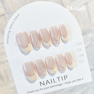 ZG198  ネイルチップ　サイズXS/S/M/L