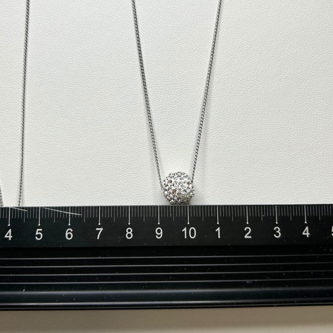 ★SWAROVSKI★Exact Pendant パヴェ クリスタル ネックレス スワロフスキー社クリスタル パヴェボールネックレス クリスタル