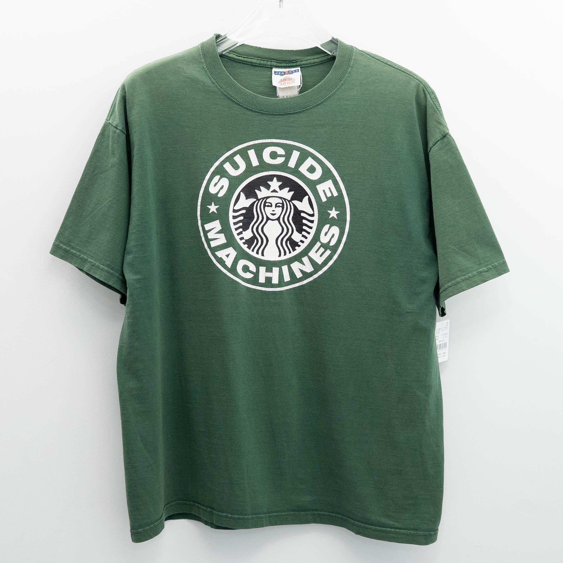 Suicide Machine " Starbucks Coffee Parody " Jerzees Fits L-XL【A8-104】
