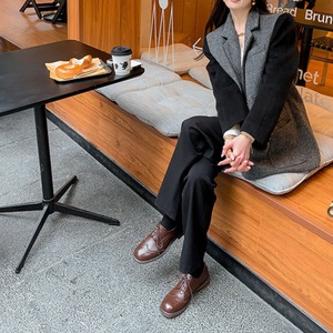 レースアップ ブリティッシュ ブローグシューズ 2color W10426