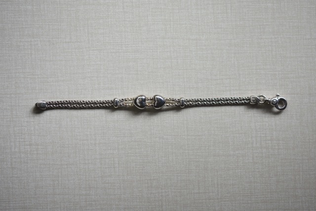 IORI／"Tiffany & Co." bracelet／Double rope Heart
