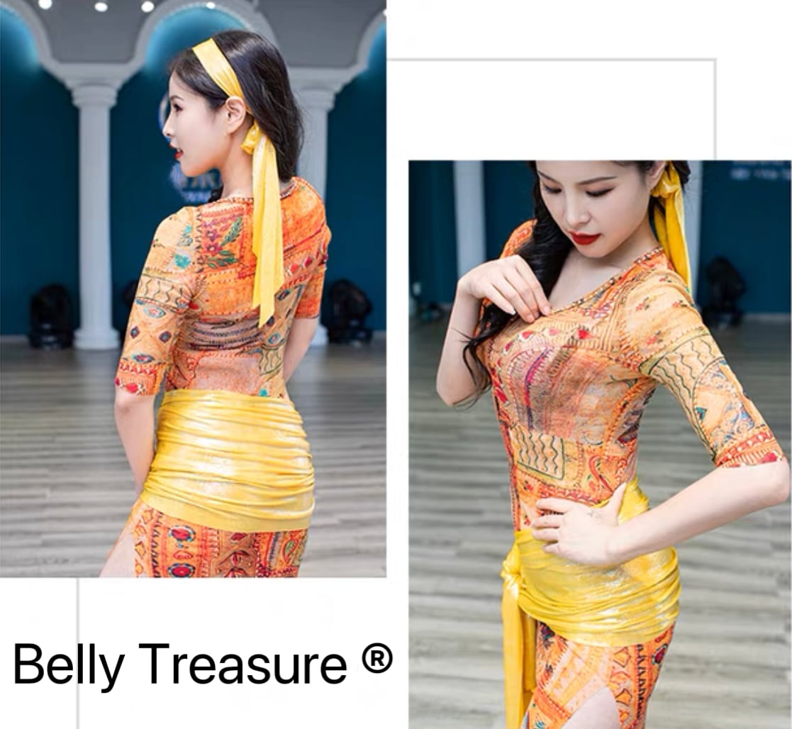 ベリーダンス 女神のバラディドレス PHE B134 202306 | Belly