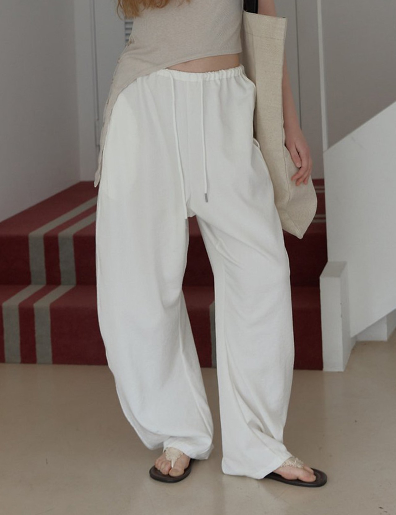 【26ss】Loose-fit Linen 100％ Pants_4colors