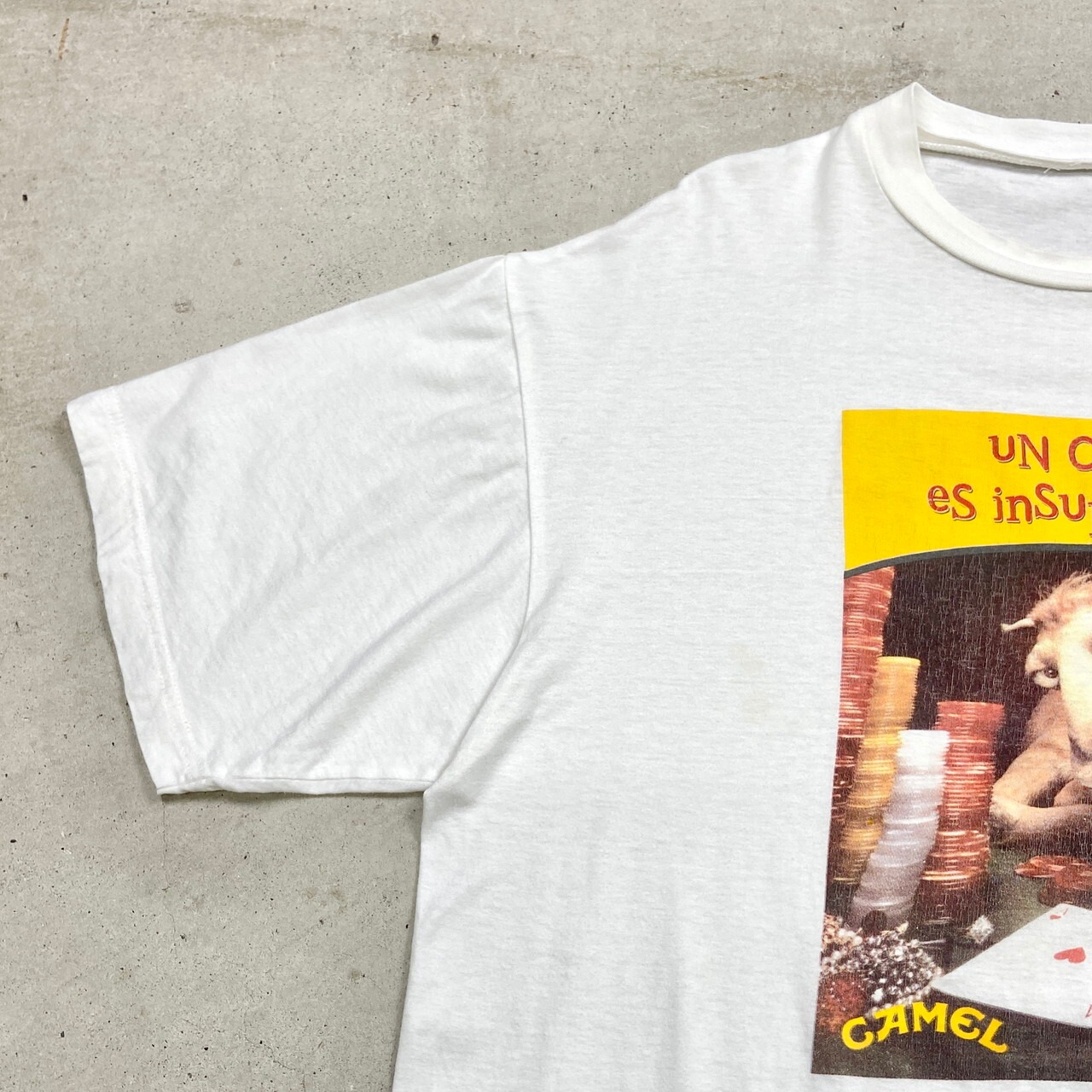 00年代 CAMEL キャメル タバコ アドバタイジングプリントTシャツ 