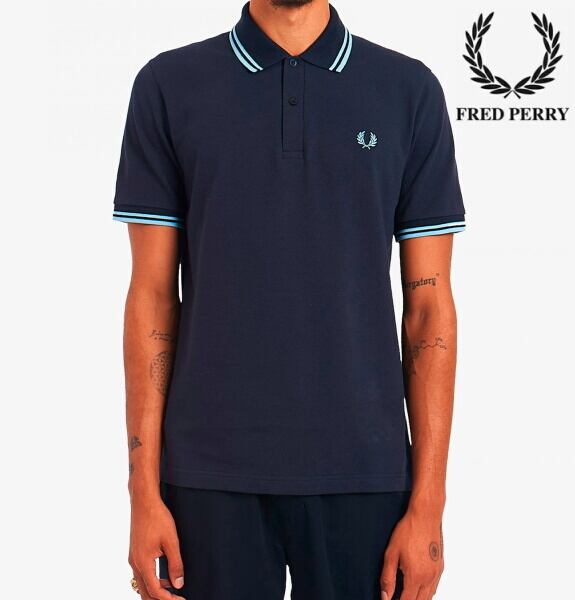 フレッドペリー ポロシャツ メンズ THE FRED PERRY SHIRT M12 NAVY / ICE / ICE | BEES HIGH  powered by BASE