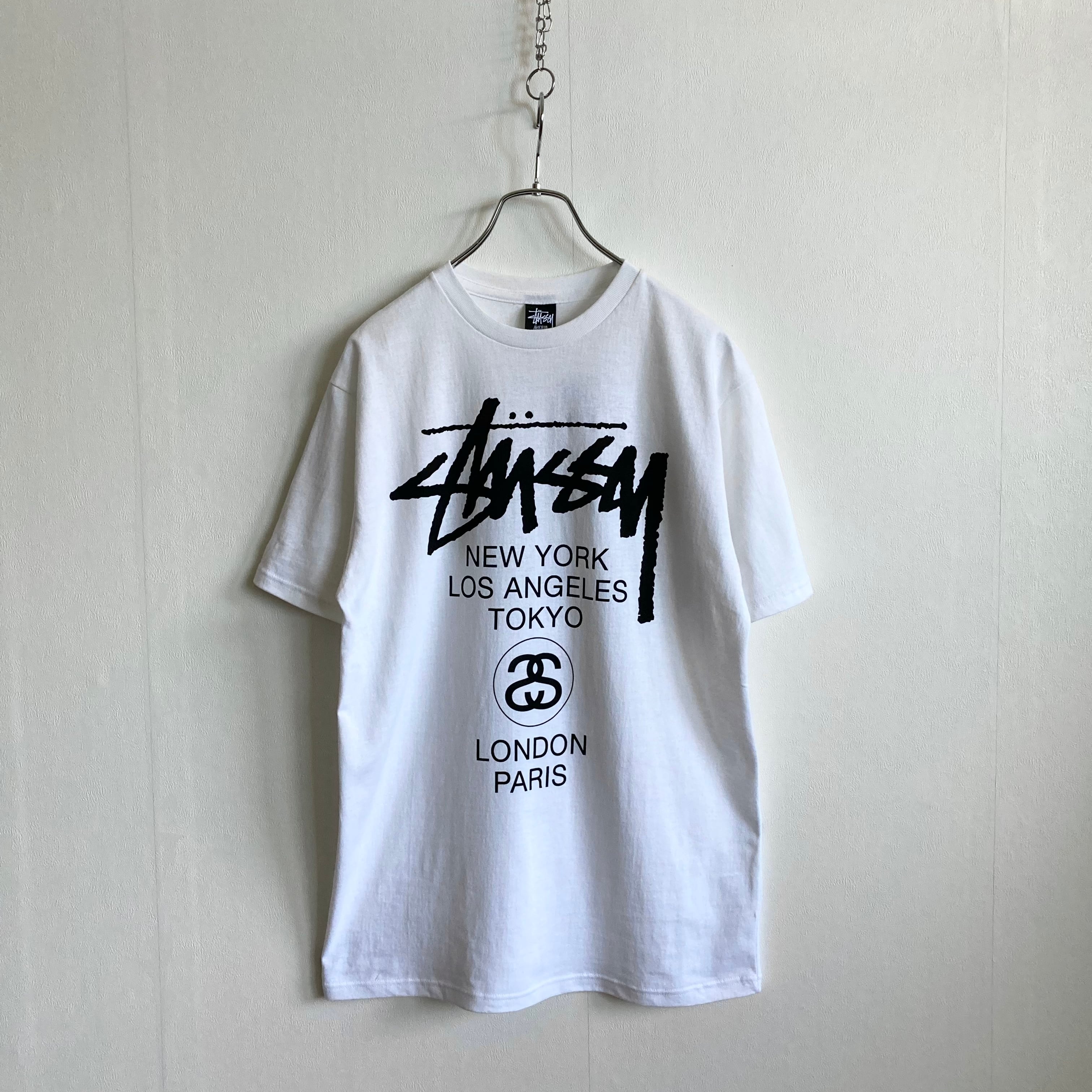 00's Stussy 5cities Short sleeve T-shirt - Size M | MasaHero