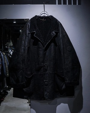【add (C) vintage】“GIANFRANCO FERRE” Vintage Loose Mouton Jacket
