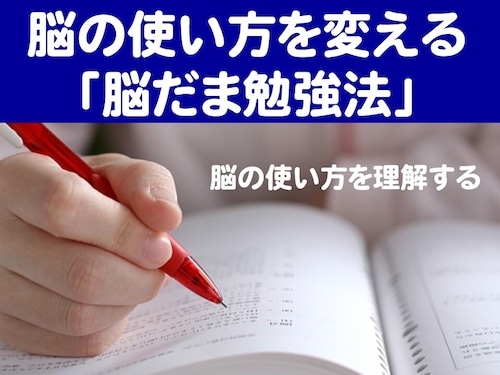 脳の使い方を変える「脳だま勉強法」～脳の使い方を理解する～