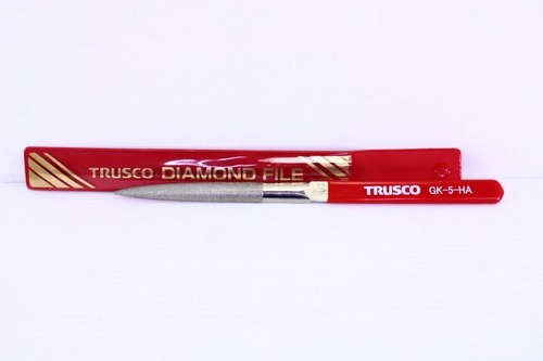 ●未使用 TRUSCO トラスコ中山 GK-5-HA ダイヤモンドヤスリ やすり 鉄工 半丸 研削研磨【10732720】