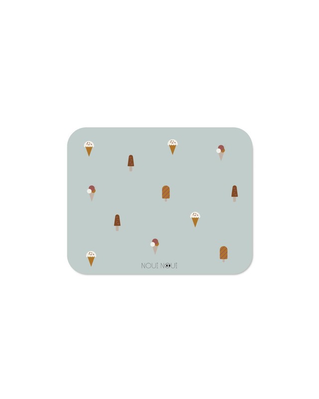 【即納】NOUI NOUI  / Place mat   ice cream grey　お食事マット　ランチョンマット