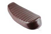 GOODSEAT "SLENDER" TUCKROLL (BROWN) for GB350