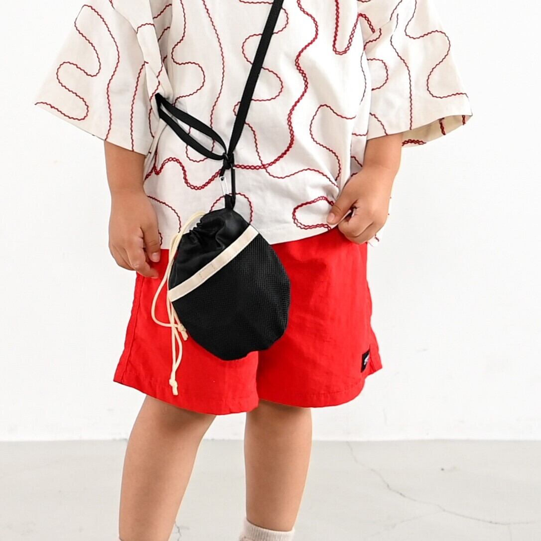 Family recipe どんぐりポーチ ブラック | Familyrecipe