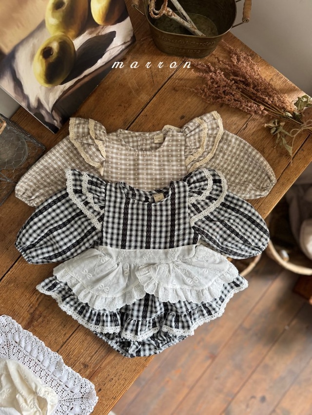 〖 即納 〗2025 秋新作 MARRON マロン メロディロンパース