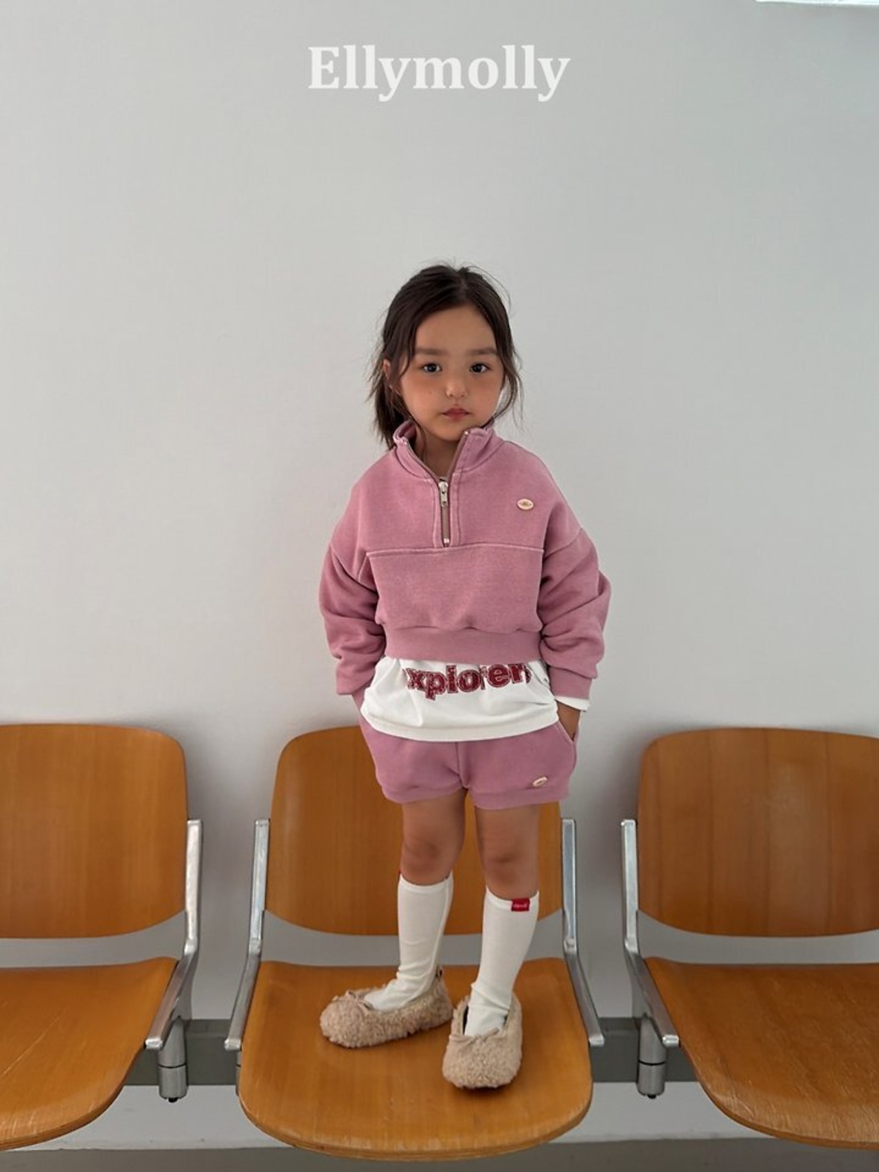 韓国子供服 / 26Autumn / ELLY MOLLY / アーチピッグショーツ / 秋服 *5~15*