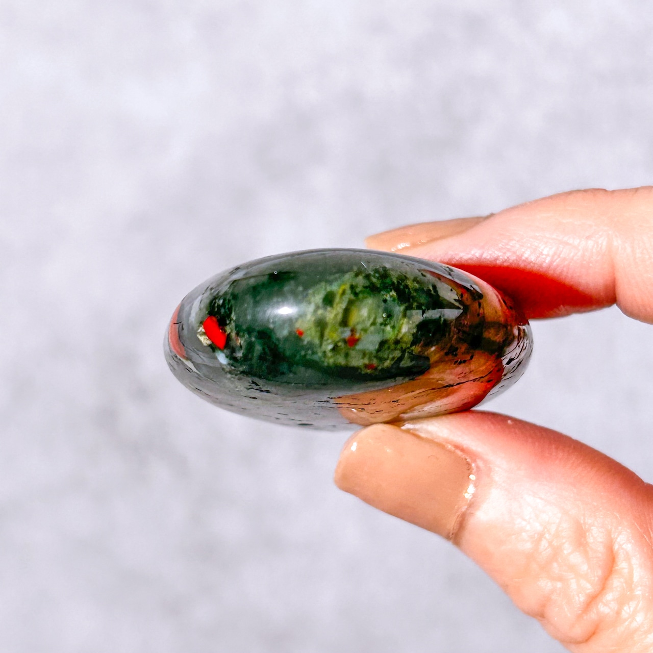 ドラゴンブラッドジャスパー パーム ✳︎ Dragon Blood Jasper ✳︎ 天然石