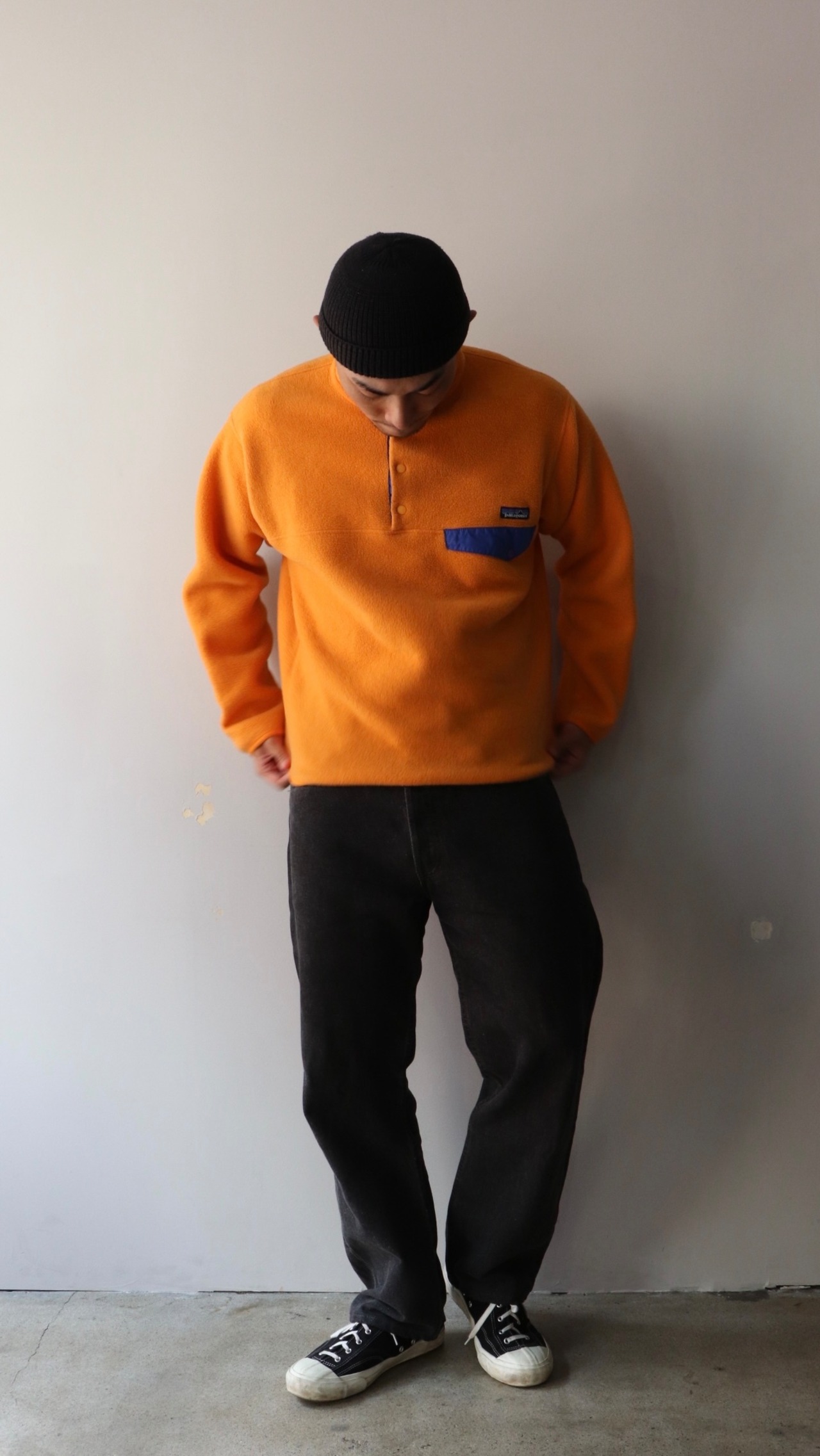 極美品 M 99年 マンゴーオレンジ シンチラ スナップt パタゴニア フリース patagonia synchilla