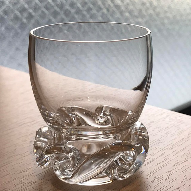 素敵な♡オールドサンルイSt Louisゴブレット金彩☆フロスト加工