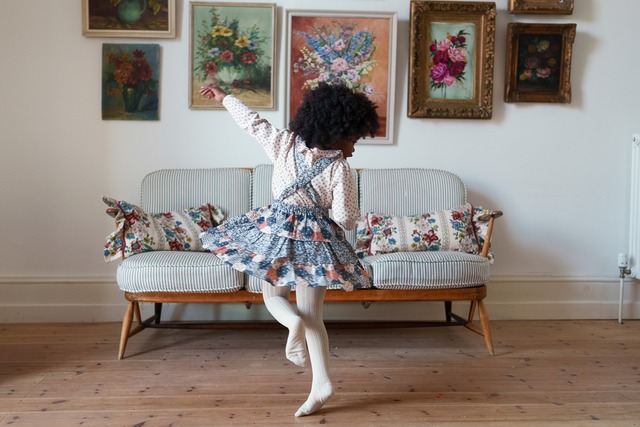 《即納》Little Cotton Clothes /Aria Rara Skirt Patchwork Floral