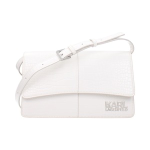 KARL LAGERFELD カールラガーフェルド レディース クロスボディバッグ ポリウレタン ホワイト