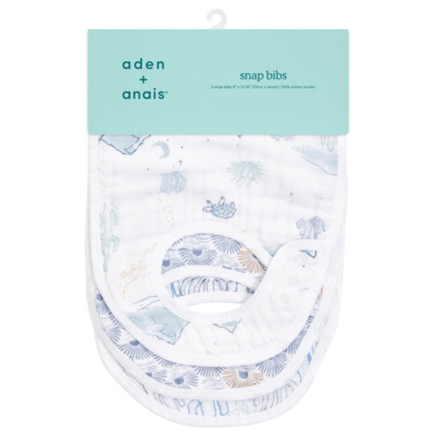 Aden&Anais Cotton Snap Bib【3P】Sunrise