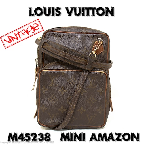 ルイ･ヴィトン:ミニアマゾン/M45238型/モノグラム※豚革仕様=ヴィンテージ/LouisVuitton Old Monogram Vintage Mini Amazon Pigskin