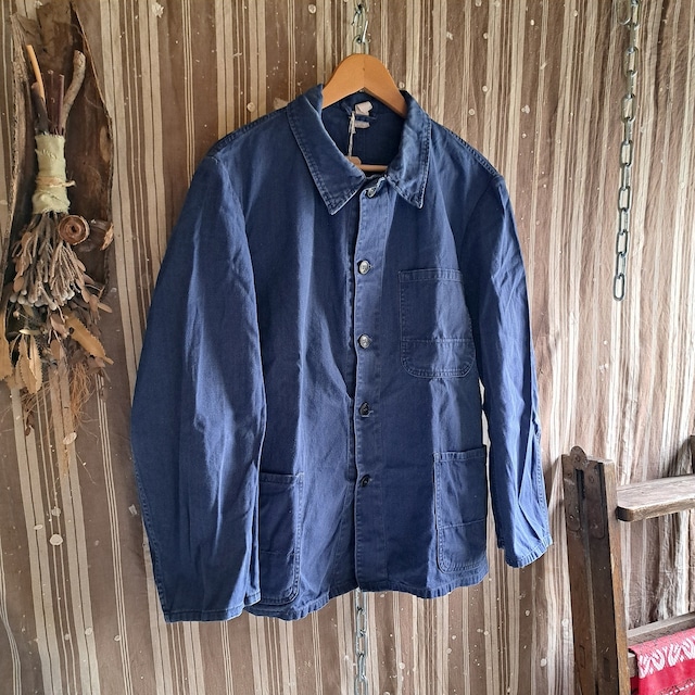 ドイツ製 ヘリンボーンカバーオール used [503012]