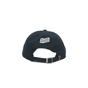 b"LA"zz 3D Low Profile Cotton dad Cap [BLACK x SILVERGRAY]