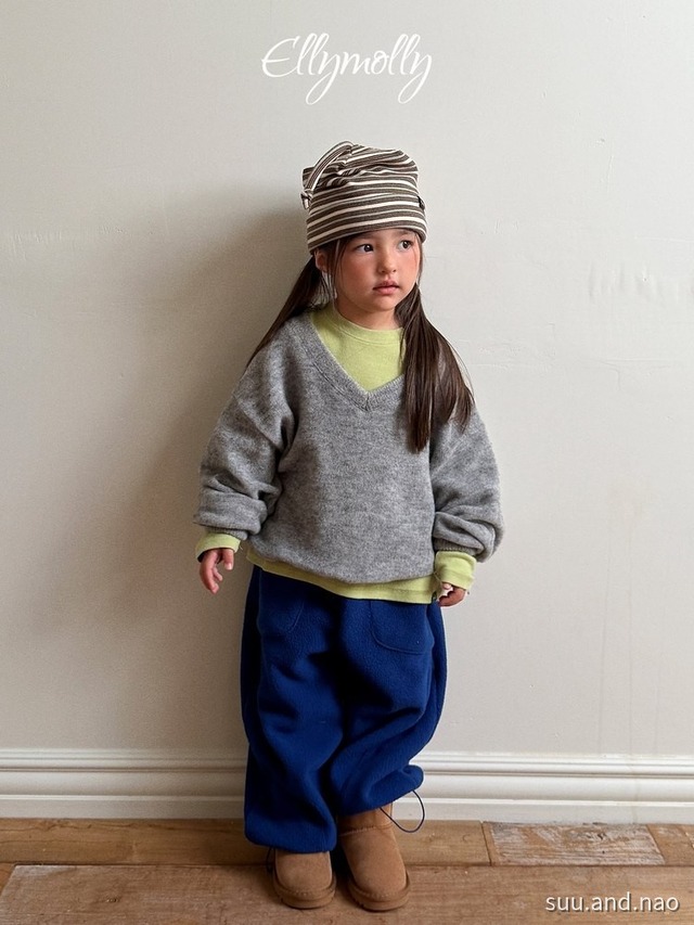 取寄：ELLYMOLLY シカゴブラッシュVネック※送料無料