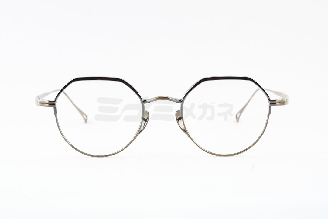 KameManNen メガネ KMN-9920 BKR/AG クラウンパント クラシカル