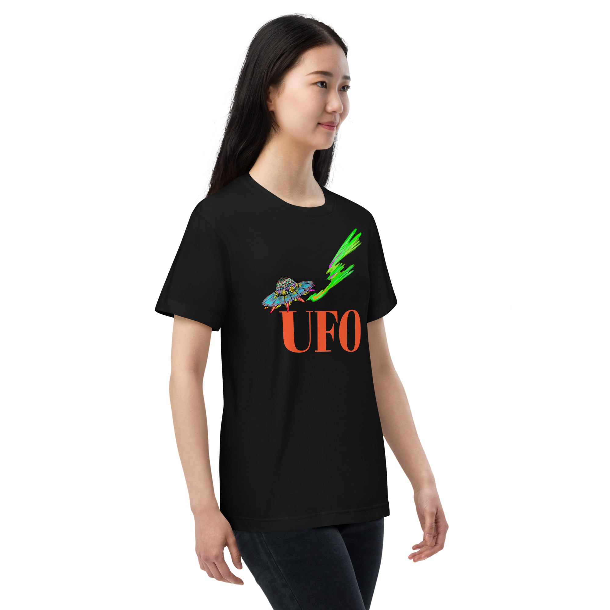 UFO Tシャツ ブラック | veraikon